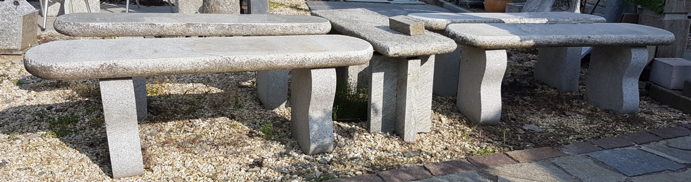 Panchine in pietra di Luserna